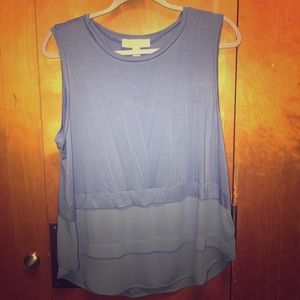 Blue Michael Kors tank top